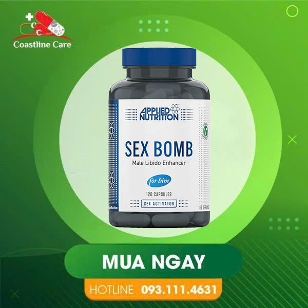 Sex Bomb - Hỗ Trợ Sức Khỏe Sinh Sản Cho Phái Mạnh (Hộp 120 Viên)Sex Bomb hỗ trợ sức khỏe sinh sản nam giới