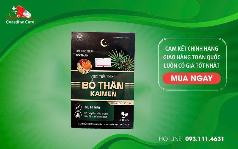 Viên Tiểu Đêm Bổ Thận Kaimen hỗ trợ giảm triệu chứng thận kém