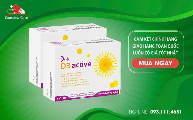 D3 Active Denk bổ sung Vitamin D3 cho cơ thể