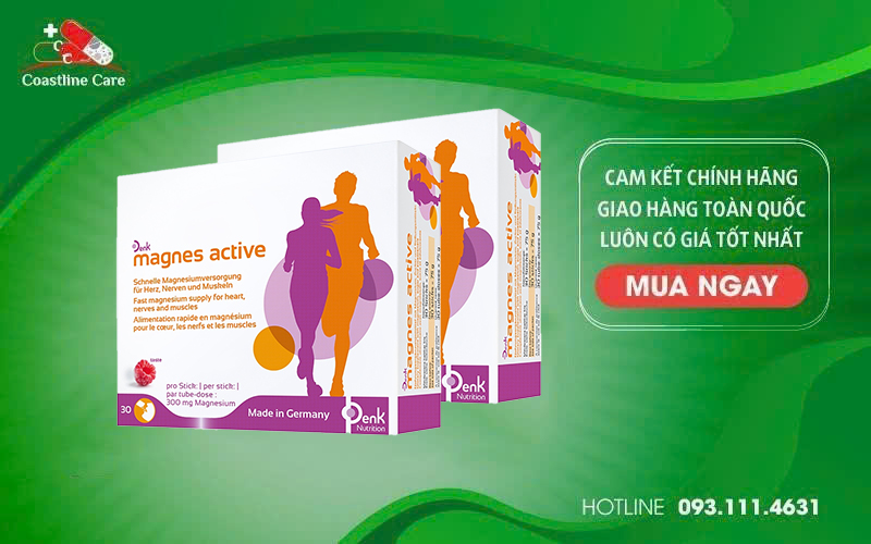 Denk Magnes Active cung cấp magie cho cơ thể