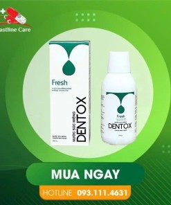 Nước Súc Miệng Dentox - Hỗ Trợ Làm Sạch Khoang Miệng (Chai 250ml)Nước Súc Miệng Dentox giữ hơi thở thơm mát