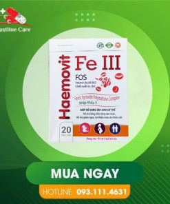 Haemovit Fe III - Hỗ Trợ Bổ Sung Sắt Cho Cơ Thể (Hộp 20 Ống)Haemovit Fe III hỗ trợ bổ sung sắt cho cơ thể