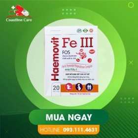 Haemovit Fe III – Hỗ Trợ Bổ Sung Sắt Cho Cơ Thể (Hộp 20 Ống)