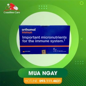 Orthomol Immun – Hỗ Trợ Tăng Cường Đề Kháng (Hộp 7 Khẩu Phần)