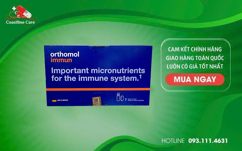 thuốc Orthomol Immun tăng cường đề kháng