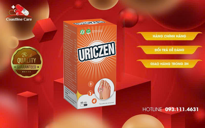 uriczen cải thiện chỉ số acid uric