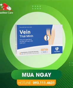 Vein Thái Minh - Hỗ Trợ Người Suy Giãn Tĩnh Mạch (Hộp 30 Viên)Vein Thái Minh cải thiện tình trạng chảy máu do trĩ