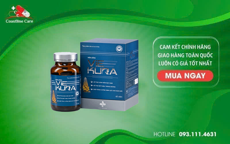 Vie Kura giúp bổ thận, tráng dương