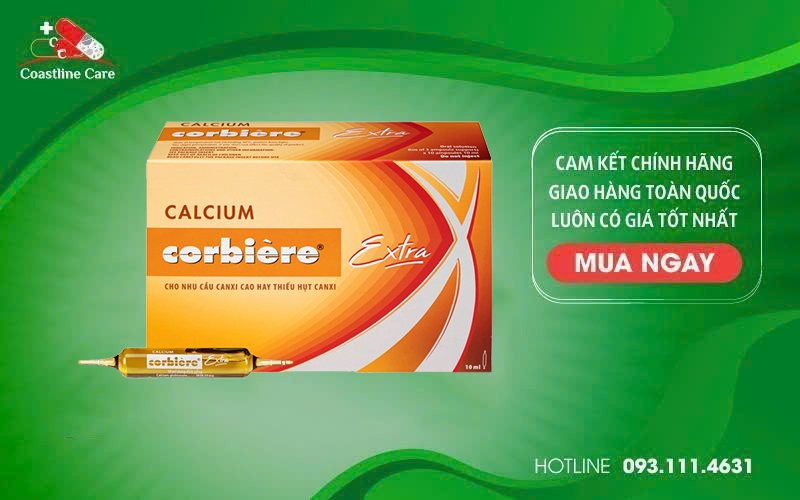 Calcium Corbiere Extra bổ sung canxi