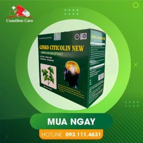 Ginko Citicolin New – Hỗ Trợ Hoạt Huyết (Hộp 100 Viên)