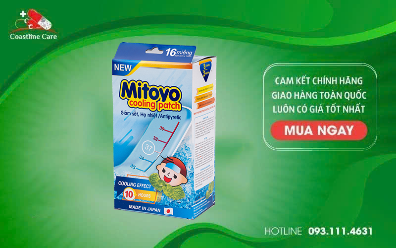 Miếng Dán Hạ Sốt Mitoyo Cooling Patch