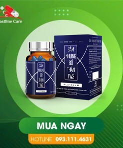 Sâm Nhung Bổ Thận TW3 Platinum - Hỗ Trợ Cải Thiện Sinh Lý (Hộp 30 Viên)Sâm Nhung Bổ Thận TW3 Platinum cải thiện tình trạng đau lưng mỏi gối, tiểu đêm nhiều lần do thận yếu
