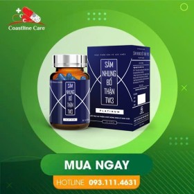 Sâm Nhung Bổ Thận TW3 Platinum – Hỗ Trợ Cải Thiện Sinh Lý (Hộp 30 Viên)