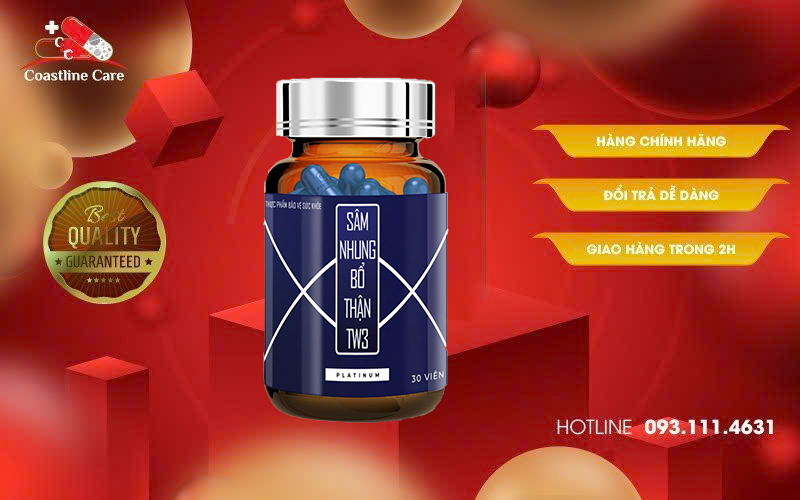 Sâm Nhung Bổ Thận TW3 Platinum hỗ trợ cải thiện chức năng sinh lý nam giới