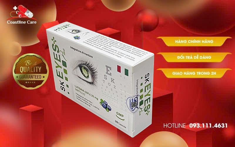 SK Eyes Plus hỗ trợ tốt cho mắt