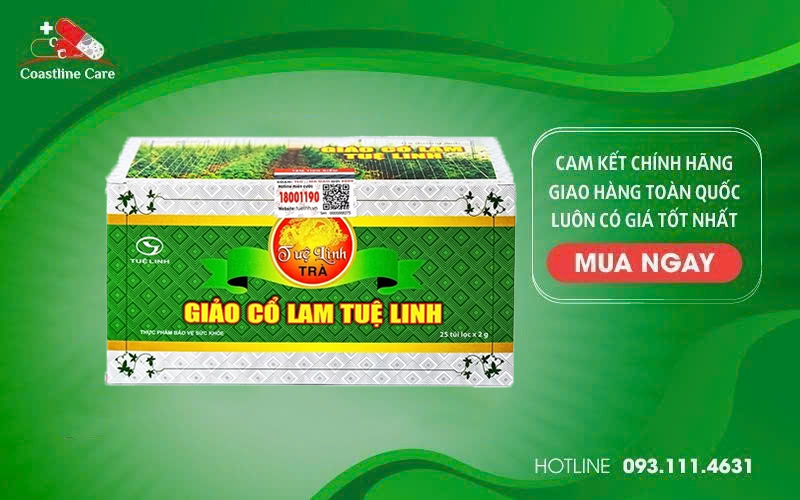 Trà Giảo Cổ Lam Tuệ Linh hỗ trợ giảm đường huyết