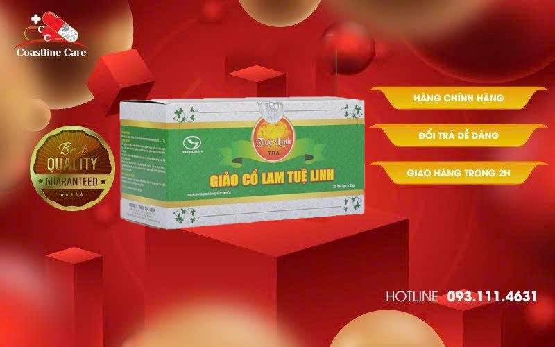 Trà Giảo Cổ Lam Tuệ Linh hỗ trợ giảm mỡ máu