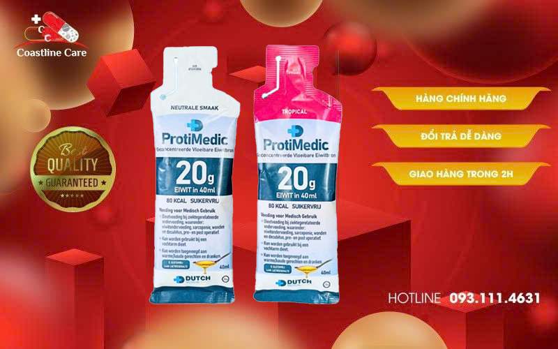 ProtiMedic hỗ trợ bổ sung dinh dưỡng