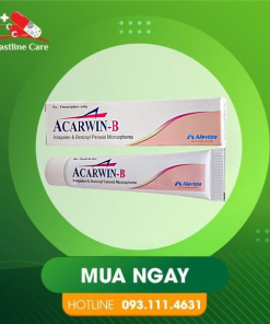 Acarwin-B – Hỗ Trợ Cải Thiện Tình Trạng Mụn Trứng Cá (Tuýp 15g)acarwin-b