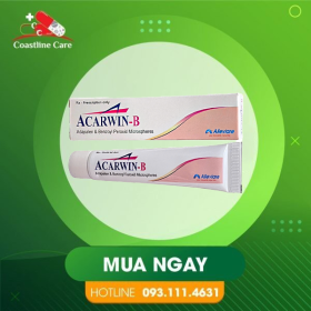 Acarwin-B – Hỗ Trợ Cải Thiện Tình Trạng Mụn Trứng Cá (Tuýp 15g)