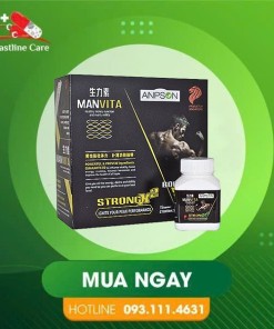 Manvita - Hỗ Trợ Tăng Cường Khả Năng Sinh Lý (Hộp 30 Viên)Manvita hỗ trợ làm chậm quá trình mãn dục nam