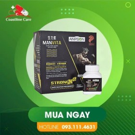 Manvita – Hỗ Trợ Tăng Cường Khả Năng Sinh Lý (Hộp 30 Viên)