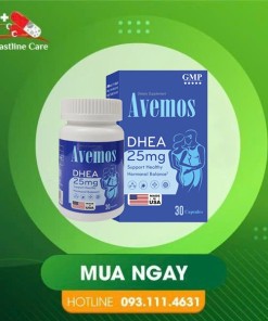 Avemos DHEA 25mg - Hỗ Trợ Cải Thiện Chức Năng Sinh Lý (Hộp 30 Viên)Avemos DHEA 25mg hỗ trợ cải thiện chức năng sinh lý