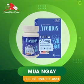 Avemos DHEA 25mg – Hỗ Trợ Cải Thiện Chức Năng Sinh Lý (Hộp 30 Viên)