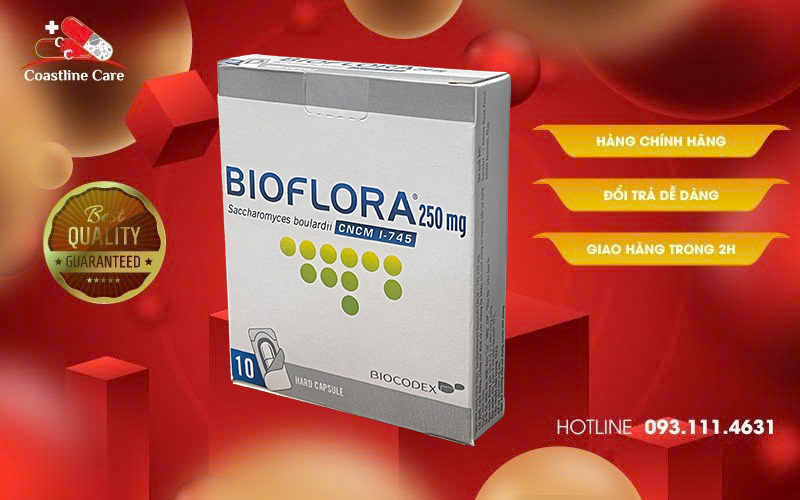 Bioflora 250mg điều trị hội chứng ruột kích thích
