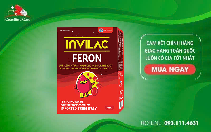 Invilac Feron bổ sung sắt