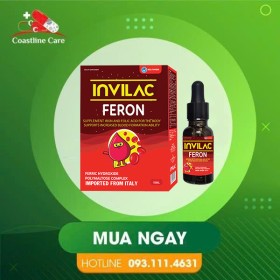 Invilac Feron – Hỗ Trợ Giảm Nguy Cơ Thiếu Máu (Hộp 15ml)