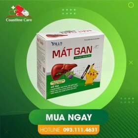 Mát Gan AC – Hỗ Trợ Thanh Nhiệt & Giải Độc Gan (Hộp 20 Ống)