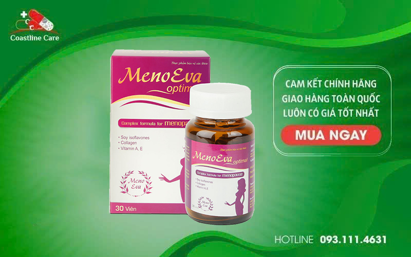 MenoEva Optimal hỗ trợ hạn chế lão hóa