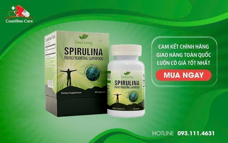 Nature Gift Green Living Spirulina hỗ trợ tăng cường sức khỏe