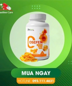 Osefen - Hỗ Trợ Tốt Cho Não Bộ (Hộp 60 Viên)Osefen hỗ trợ bổ sung DHA, EPA cho cơ thể