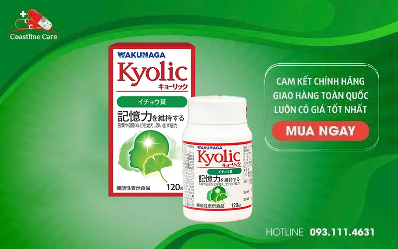 Kyolic Ginkgo Biloba cải thiện trí nhớ