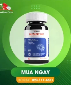 Memotine - Hỗ Trợ Tăng Cường Tuần Hoàn Não (Hộp 60 Viên)Memotine hỗ trợ tăng cường tuần hoàn não
