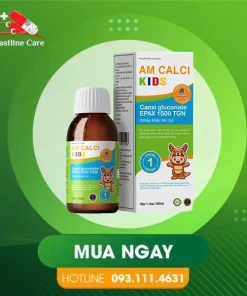 AM Calci Kids - Hỗ Trợ Xương & Răng Chắc Khỏe (Hộp 100ml)Am Calci Kids Hỗ trợ tiêu hóa và duy trì sức khỏe đường ruột khỏe mạnh