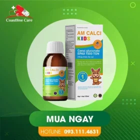 AM Calci Kids – Hỗ Trợ Xương & Răng Chắc Khỏe (Hộp 100ml)