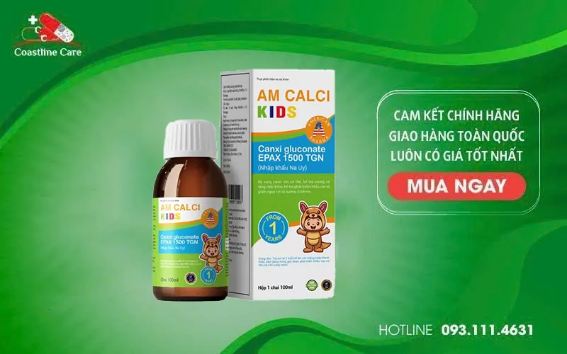 Am Calci Kids bổ sung canxi cho cơ thể