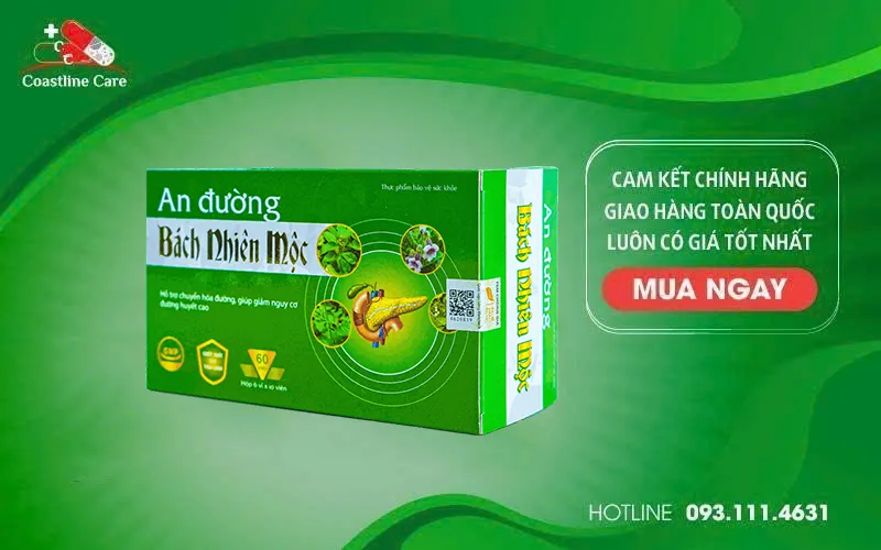 An Đường Bách Nhiên Mộc dùng cho người trưởng thành đường huyết cao hoặc có nguy cơ bị đường huyết cao