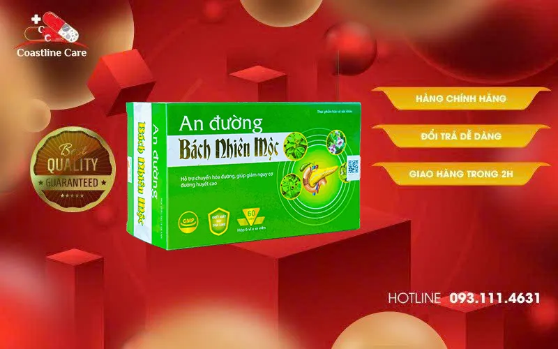 Đường Bách Nhiên Mộc hỗ trợ giảm nguy cơ đường huyết cao