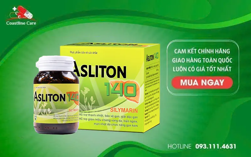 Asliton 140 hỗ trợ thanh nhiệt