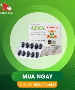Azka Xoang - Hỗ Trợ Giảm Các Triệu Chứng Viêm Xoang (Hộp 30 Viên)Azka Xoang giảm triệu chứng hắt hơi, sổ mũi, ngạt mũi do viêm xoang