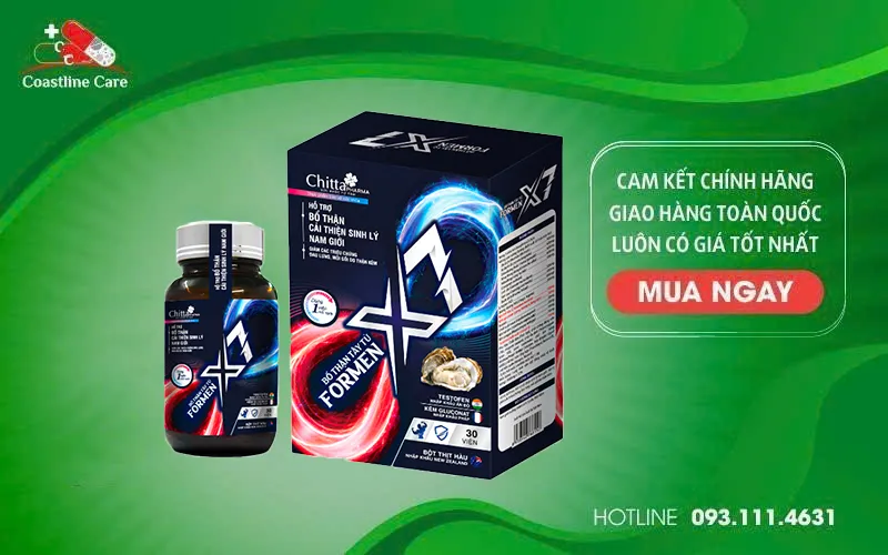 Bổ Thận Tây Tử Formen X7 hỗ trợ bổ thận