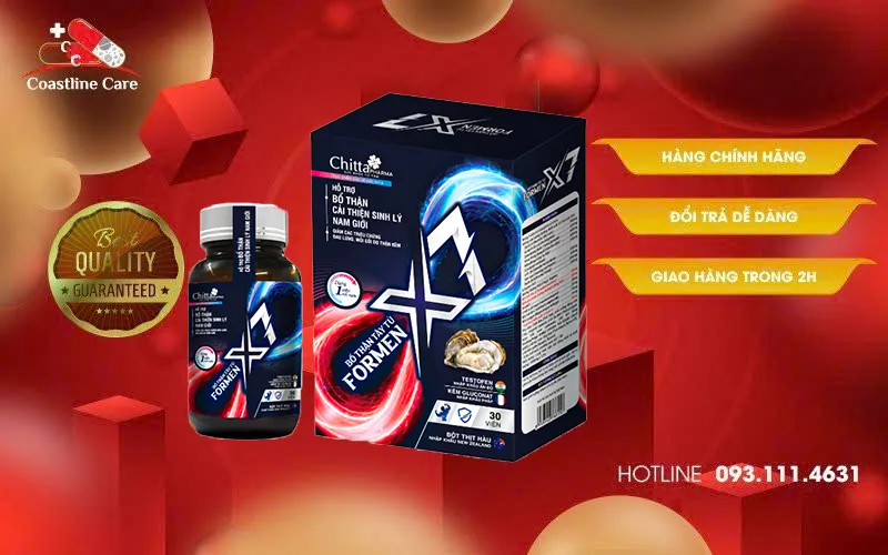 Bổ Thận Tây Tử Formen X7 hỗ trợ bổ thận & tráng dương