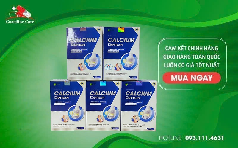 Calcium Denser bổ sung Canxi và Vitamin D3 cho cơ thể