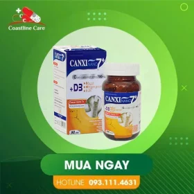 Canxi Nano 7+ – Hỗ Trợ Trẻ Em Phát Triển Chiều Cao (Hộp 60 Viên)