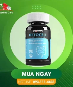 Detocell - Hỗ Trợ Tăng Cường Tiêu Hóa (Hộp 30 Viên)Detocell hỗ trợ nhuận tràng