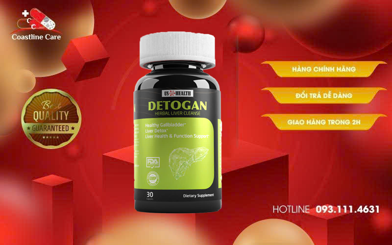 Detogan hỗ trợ thải độc gan
